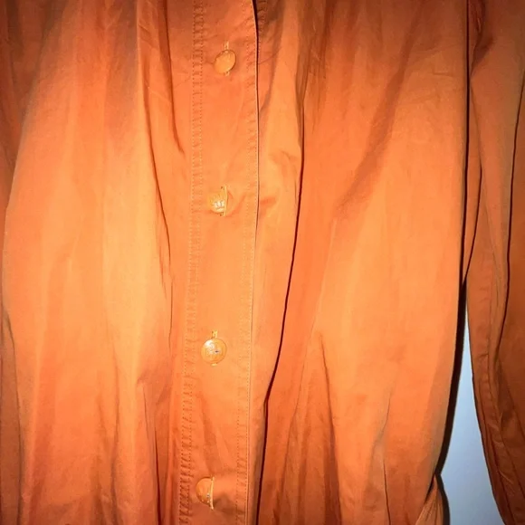 Tory Burch Artist Cotton-Poplin Shirt Dress orange - Picture 5 of 8